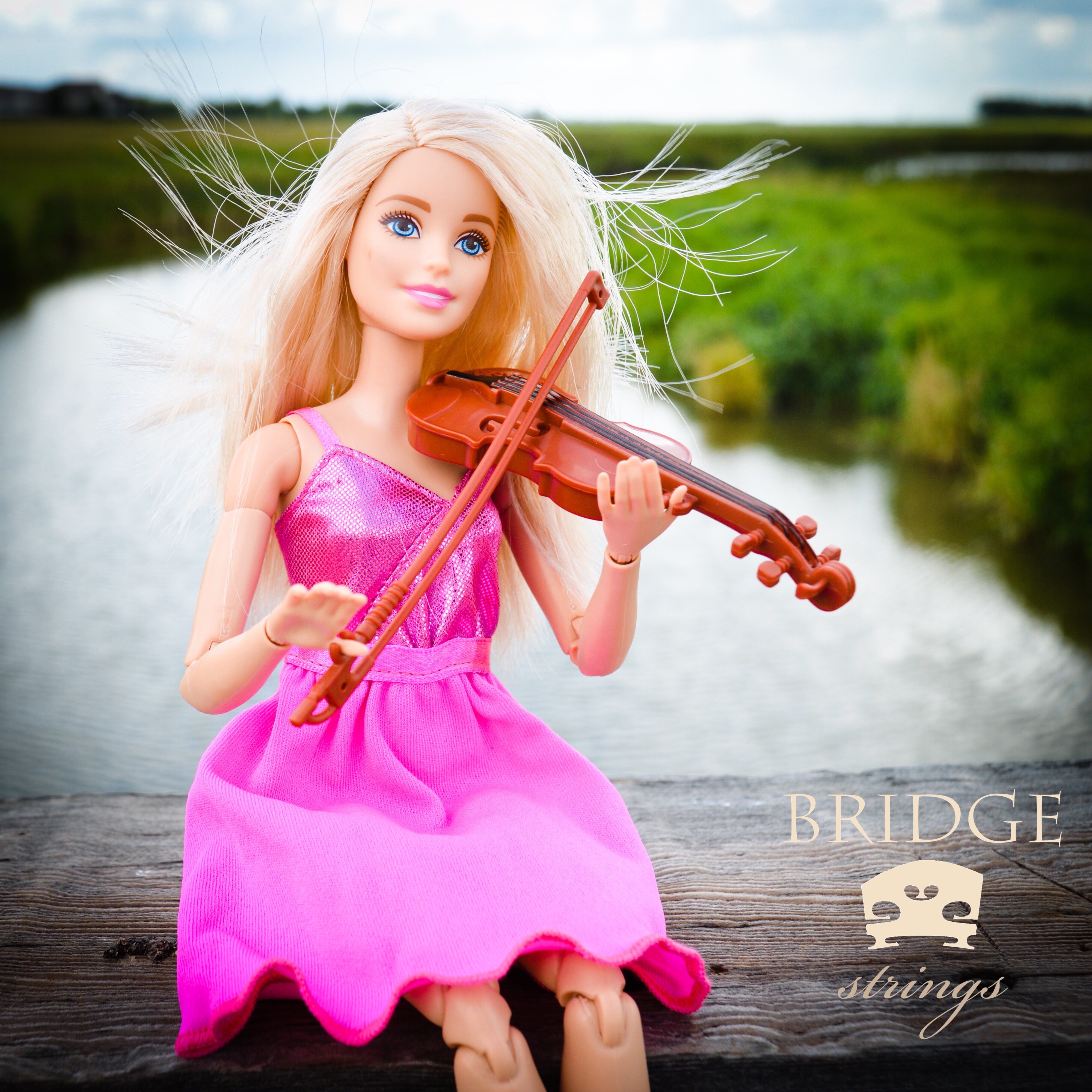 barbie with violin